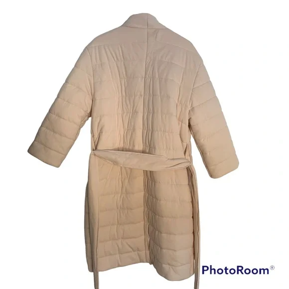 NWT Organic Duvet Robe Love & Lore, Pink Small / Medium - Picture 9 of 17